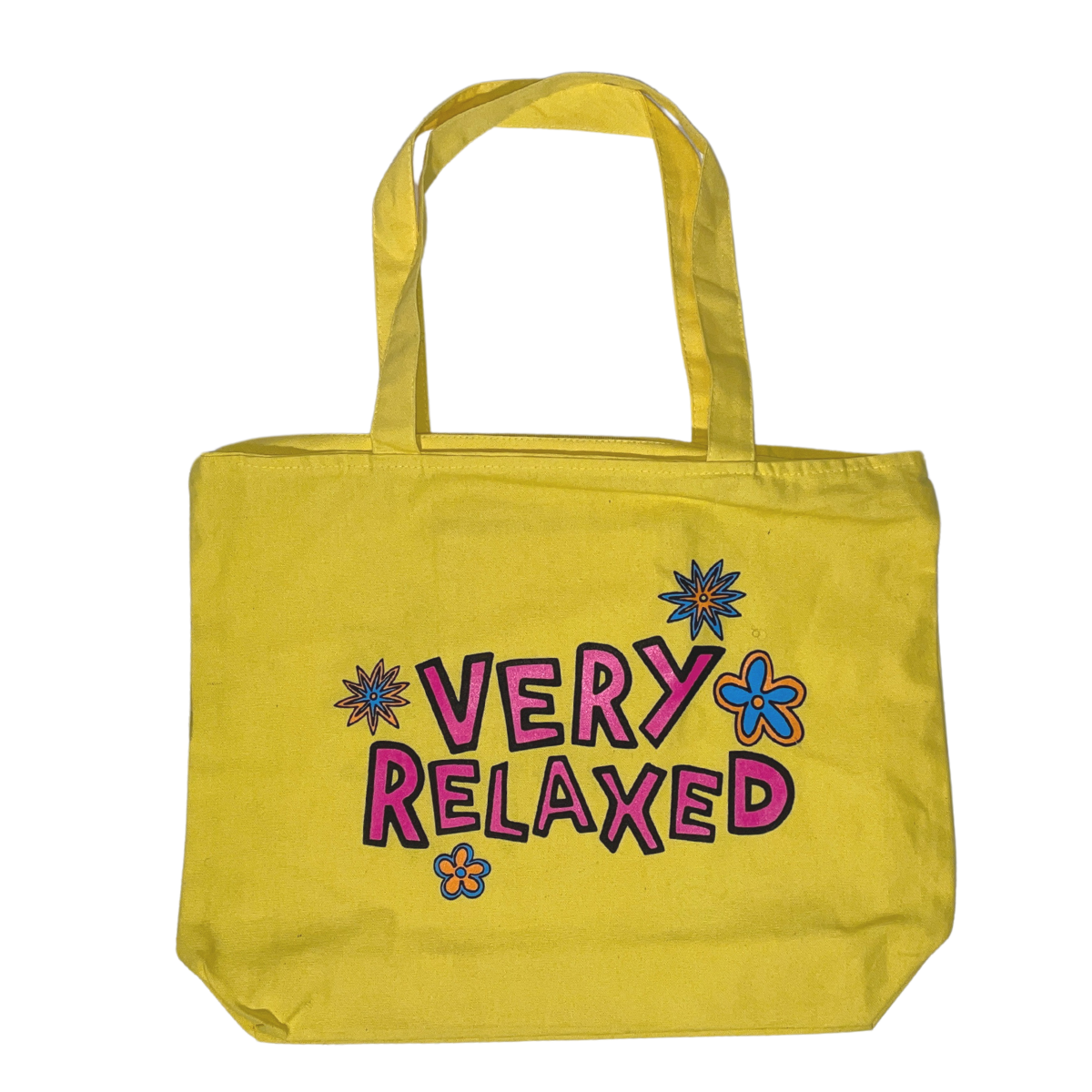 Canvas Midweight Large Tote (Yellow)